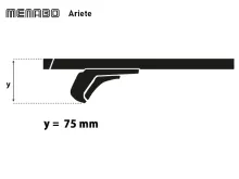Strešný nosič BMW X5 01/00-07/13 SUV, Typ E53, Menabo Ariete (5)