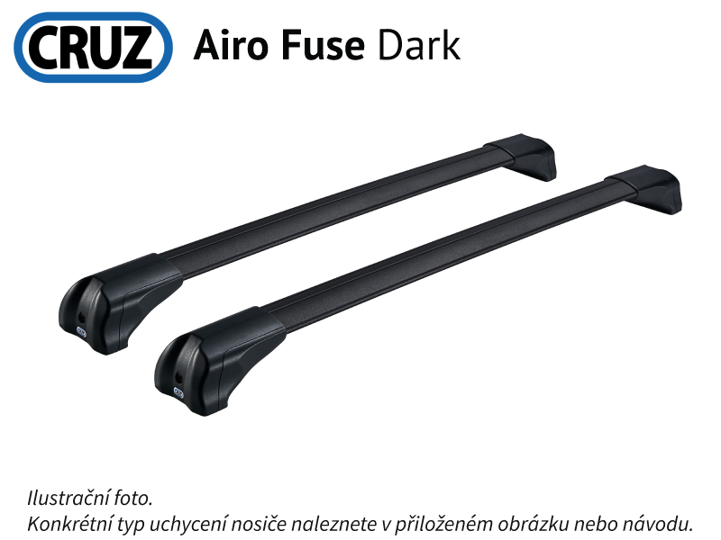 Střešní nosič Mercedes Benz Clase B 5dv.11-18, CRUZ Airo Fuse Dark