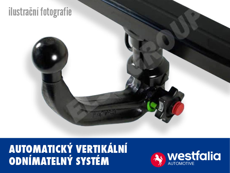 Ťažné zariadenie Ford Focus HB 3/5 dv. 2004-2011, odnímatelný vertikal, Westfalia