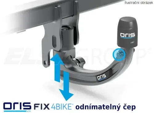 Ťažné zariadenie Tesla Model 3 2017-2019 , vertikálny, Bosal-Oris