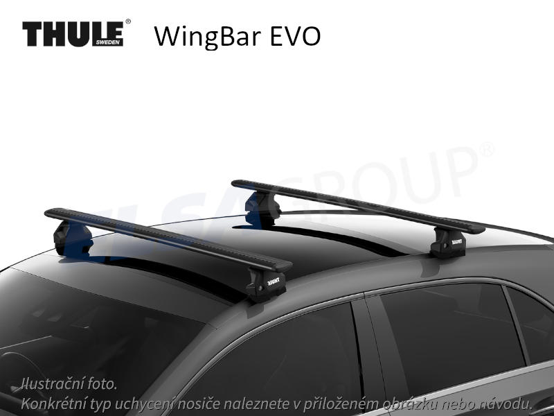 Strešný nosič Citroen Jumpy 07- WingBar EVO, Thule