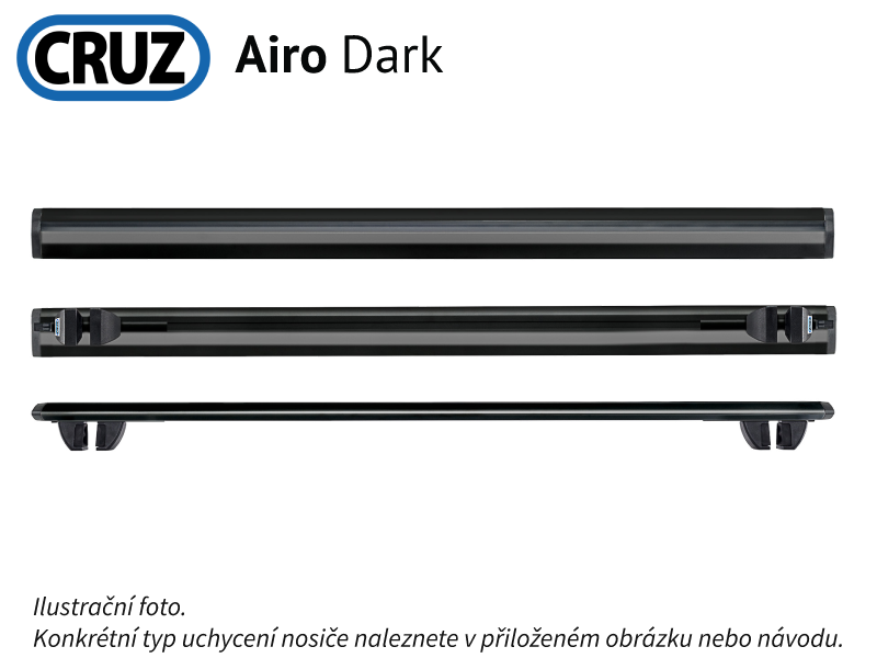 Střešní nosič Mitsubishi Pajero Sport 5dv.08-16, CRUZ Airo R Dark