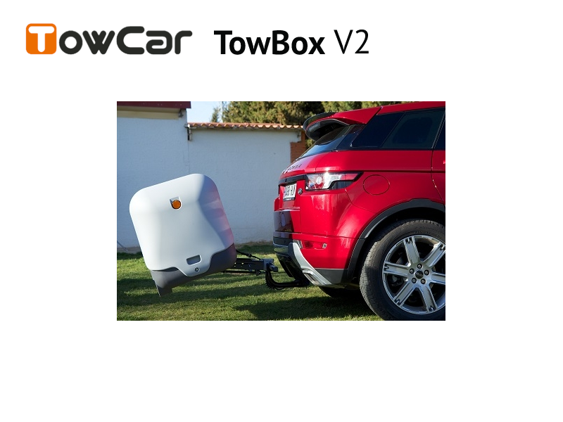 TowCar TowBox V2 Dog šedý, na ťažné zariadenie