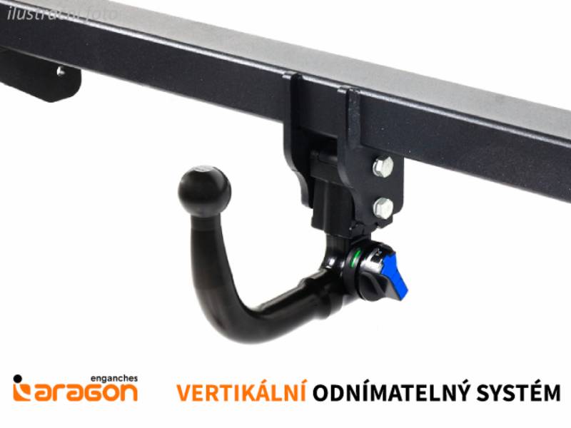 Ťažné zariadenie BMW 3-serie Coupé / Cabrio 2006-2012 (E92/E93), vertikální, Aragon