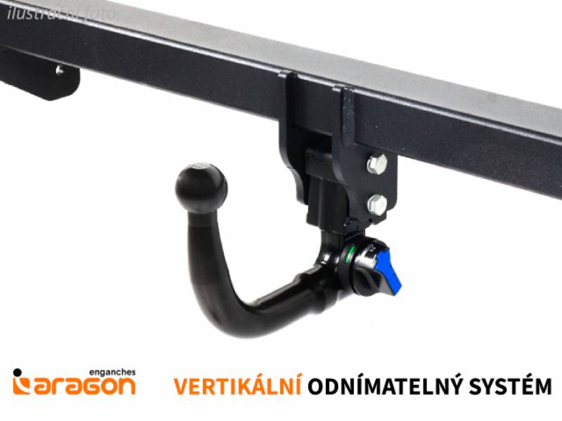 Ťažné zariadenie Renault Scenic 2003-2009 (II) , vertikálny, Aragon