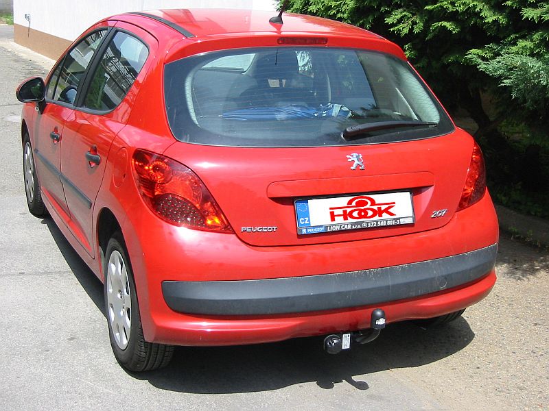 Ťažné zariadenie Peugeot 207 HB+CC 2006-, pevné, HOOK