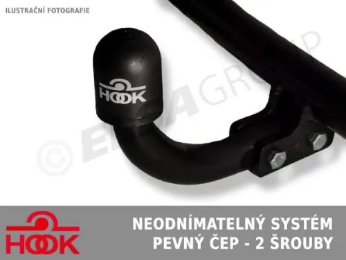 Ťažné zariadenie Mitsubishi L200 2015-2019 , pevné, HOOK