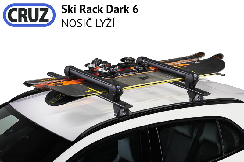 Nosič lyží CRUZ Ski-Rack Dark 6