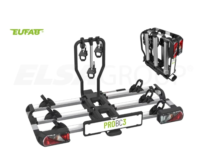 Nosič bicyklov Eufab ProBC3 - 3 kola, na ťažné zariadenie