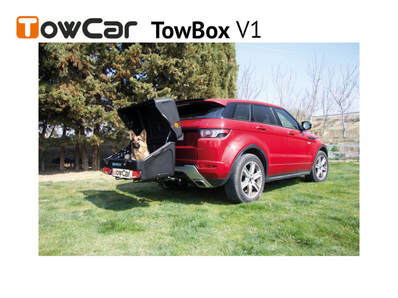 TowCar TowBox V1 pro psy na ťažné zariadenie