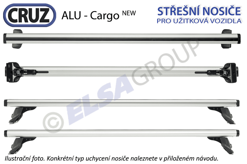 Priečniky strešného nosiča ALU-Cargo T118