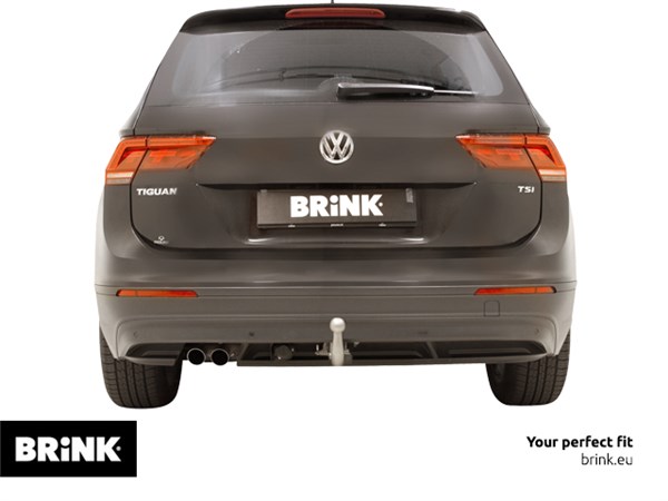 Ťažné zariadenie Volkswagen Tiguan 2016/05- , sklopný, BRINK