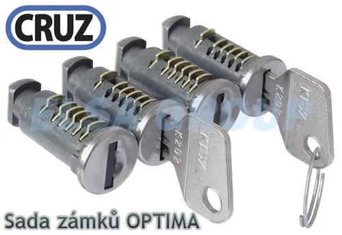 Sada zámkov CRUZ 4ks
