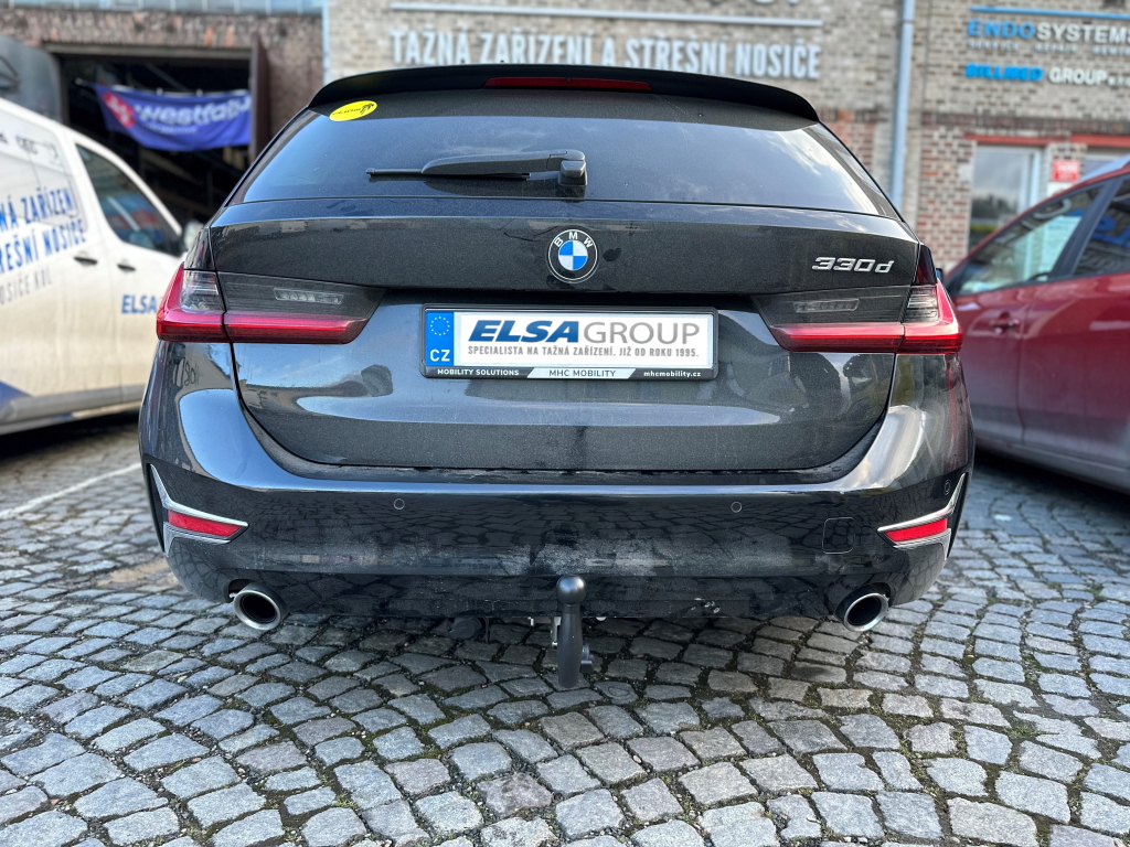 Ťažné zariadenie BMW 3-serie Touring (kombi) 2019/07- (G21), sklopné, BRINK