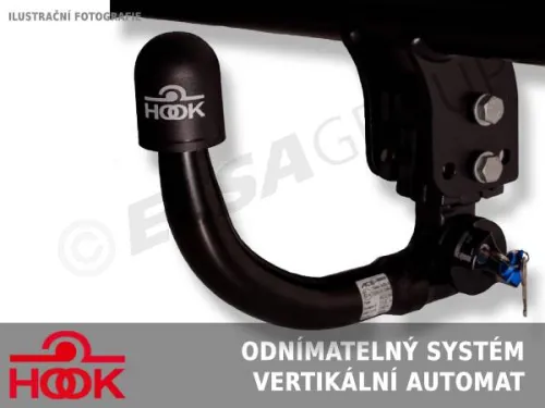 Tažné zařízení Audi A6 sedan/kombi (4G) 11-, vertikal