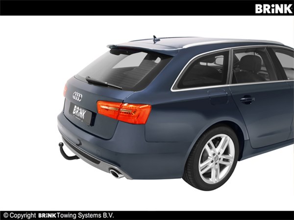 Ťažné zariadenie Audi A6 Avant (kombi) 2011- (2WD/4WD), odnímatelný vertikal, BRINK