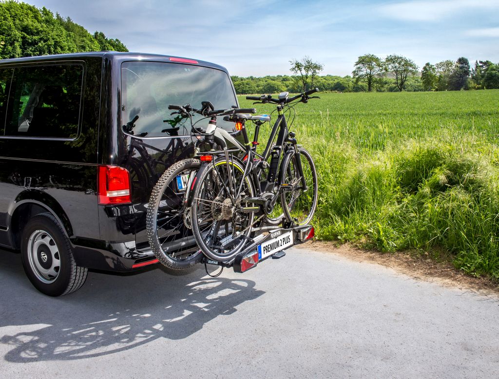 Nosič bicyklov Eufab Premium II Plus - 2 kola, na ťažné zariadenie