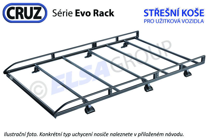 Strešný kôš Hyundai H350 15-, Cruz Evo Rack Pro