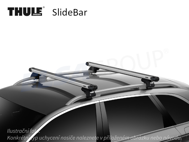 Strešný nosič Chrysler 300 C 04-10 SlideBar, Thule