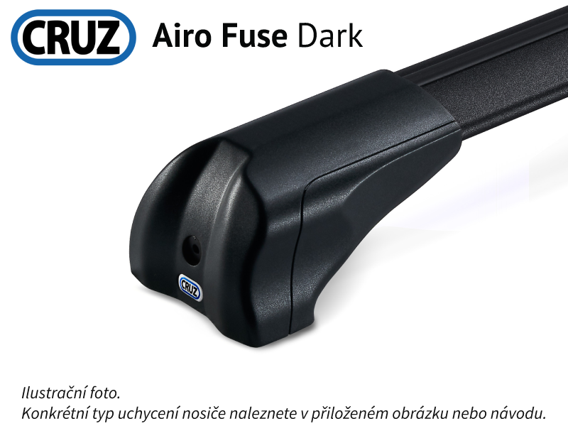 Střešní nosič Mercedes Benz Clase B 5dv.11-18, CRUZ Airo Fuse Dark