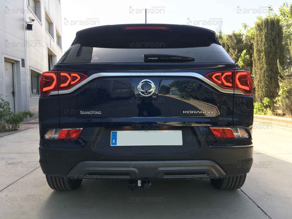 Ťažné zariadenie SsangYong Korando 2019- , odnímateľný bajonet, Aragon