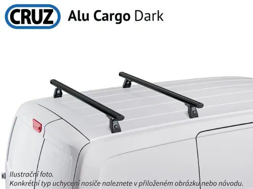 Střešní nosič Nissan Interstar 24-, CRUZ ALU Cargo Dark