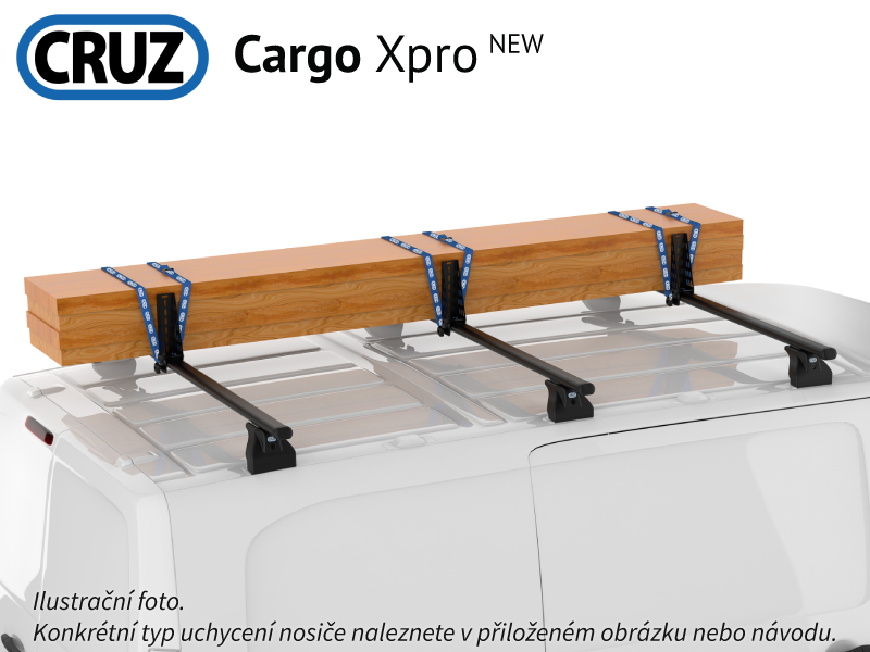 Střešní nosič Volkswagen Caddy (III), Cruz Cargo Xpro