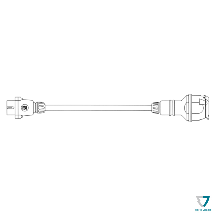 Adapter 7->13pin, kabelový, 1m, Erich Jaeger