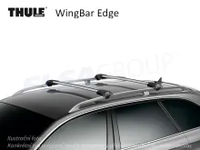 Strešný nosič Cupra Ateca 18- WingBar Edge, Thule