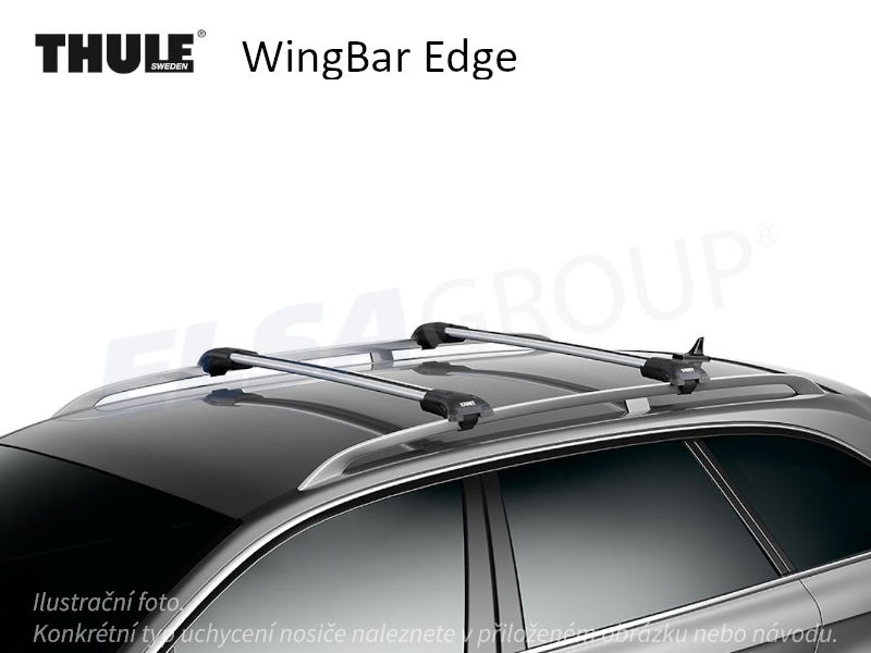 Strešný nosič Audi A4 Allroad 09- WingBar Edge, Thule