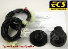 Elektropřípojka Toyota AVENSIS kombi/sedan 09- (T27) 7pin, ECS Elektropřípojka Toyota AVENSIS kombi/sedan 09- (T27) 7pin, ECS