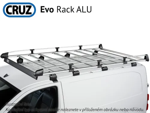 Střešní koš Nissan Kubistar 97-08, Cruz Evo ALU