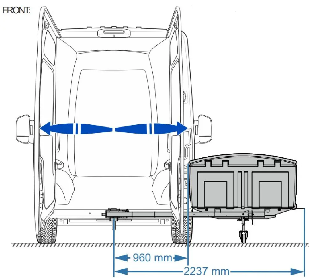 TowCar TowBox Camper V3 Long, uzavrený, na ťažné zariadenie