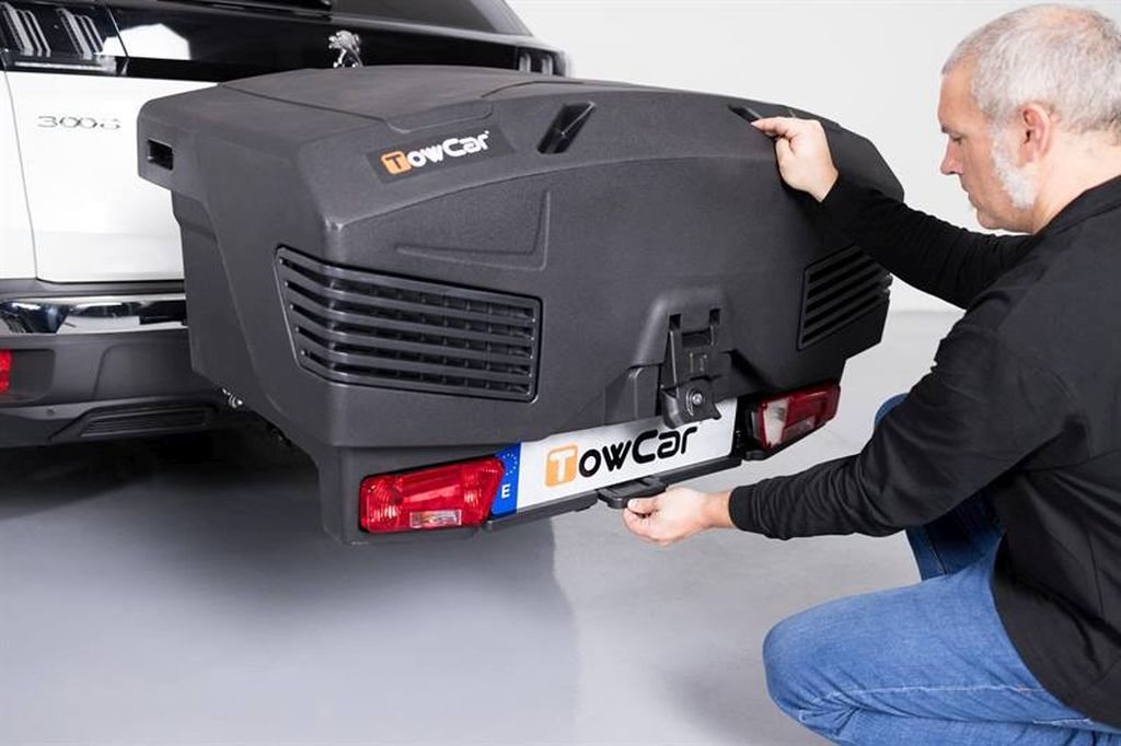 TowCar TowBox EVO černý, na ťažné zariadenie