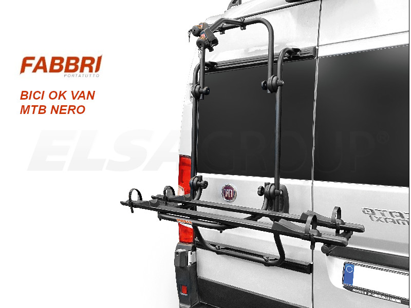 Nosič kol Bici OK MTB Van Black - Renault Master na 2 kola, na zadní dveře