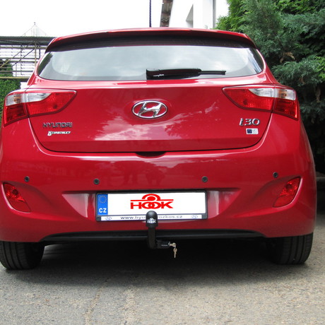 Ťažné zariadenie Hyundai i30 HB 5dv. 2012-2016 (GD), odnímateľný bajonet, HOOK