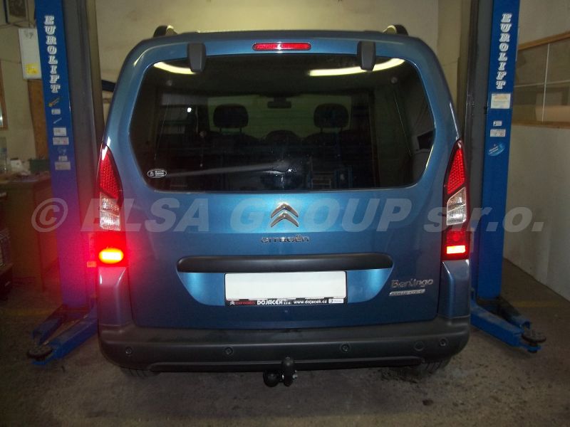 Ťažné zariadenie Peugeot Partner II Krátký 2008-, pevný čep 2 šrouby, Westfalia