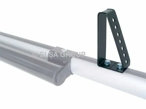 Sada 6ks 10cm bočných zarážok hliníkového priečniku (28372)