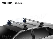 Strešný nosič Ford Mondeo V 14- SlideBar, Thule