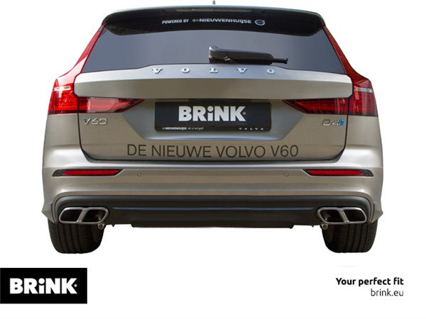 Ťažné zariadenie Volvo S60 2018- , vertikální, BRINK