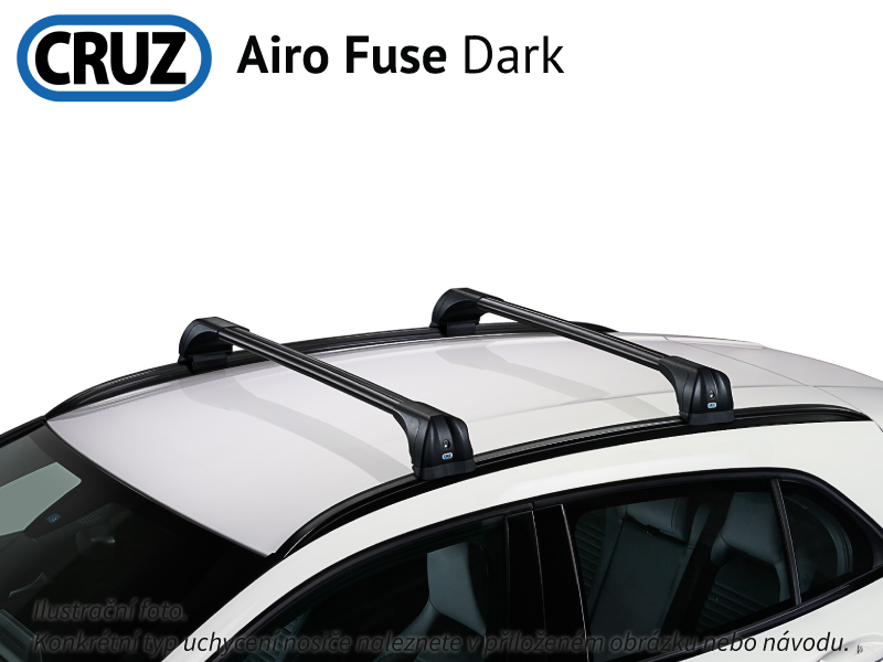 Strešný nosič Audi A4 Avant 08-, CRUZ Airo Fuse Dark