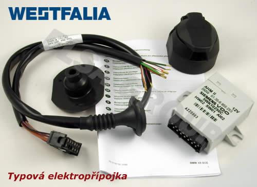 Typová elektroinštalácia Opel Movano valník 2010-2021, 13pin, Westfalia