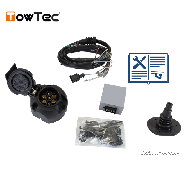Typová elektroinštalácia Toyota Proace Max valník 2024-, 7pin, TowTec