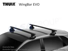 Strešný nosič Isuzu D-Max II 12- WingBar EVO, Thule Strešný nosič Isuzu D-Max II 12- WingBar EVO, Thule