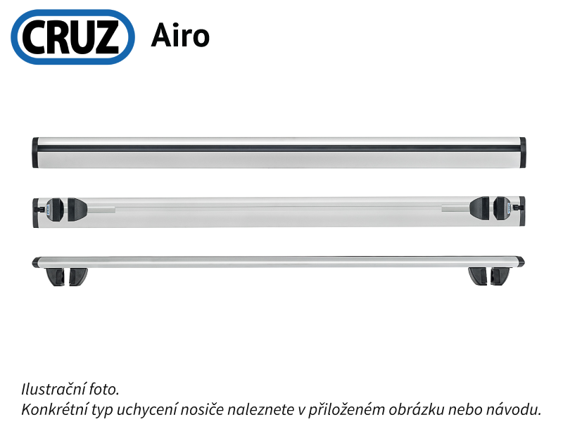 Strešný nosič Mercedes M (W163/W164/W166) s pozdľžnikmi, Airo ALU