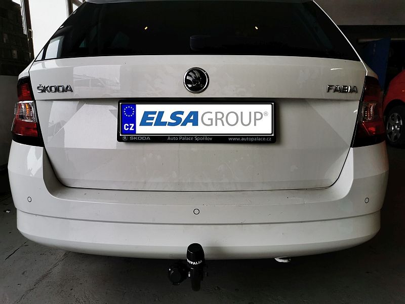 Ťažné zariadenie Škoda Fabia HB 2014-2021, pevný čep 2 šrouby, Westfalia