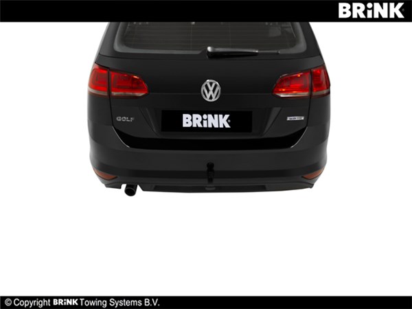 Ťažné zariadenie Volkswagen Golf Variant (kombi) 2014- (VII), odnímatelný BMA, BRINK