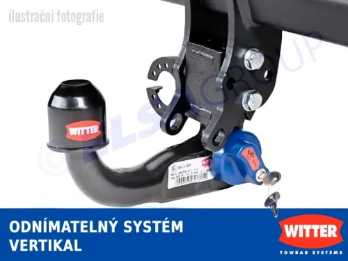 Ťažné zariadenie MG 4 2023/07- (F.L.) , vertikálny, Witter