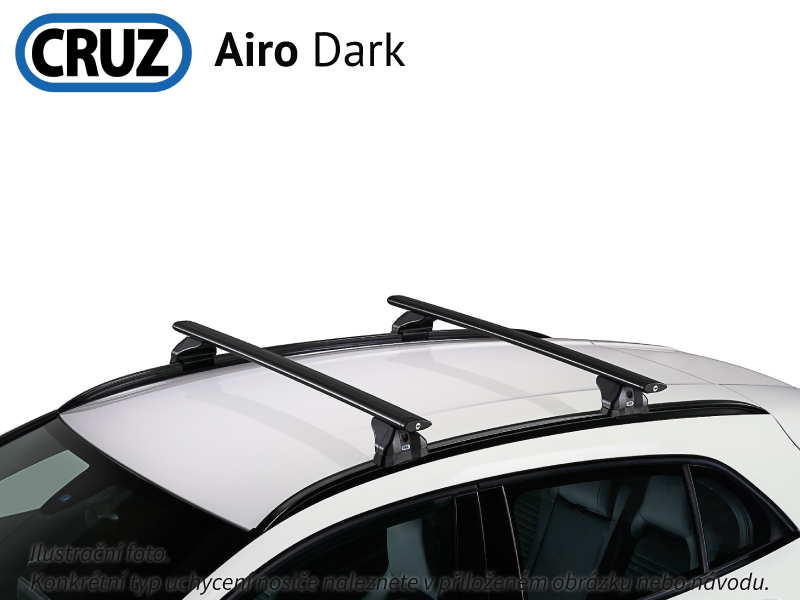 Strešný nosič BMW X5 5dv.13-18 (integrované podélníky), CRUZ Airo Dark
