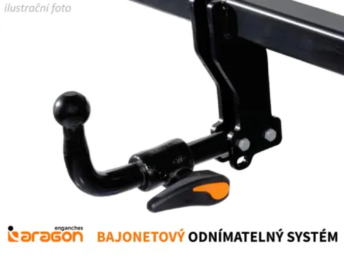 Ťažné zariadenie Mercedes Benz A sedan 2018- (V177), bajonet, Aragon